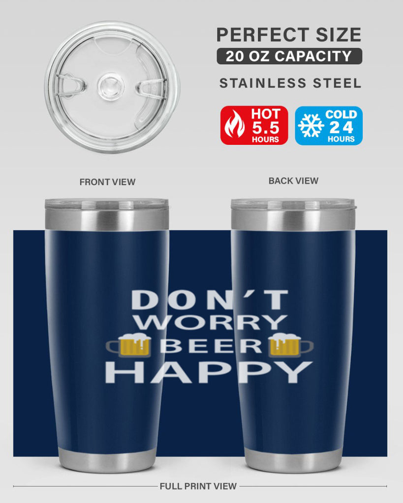 dont worry 94#- beer- Tumbler