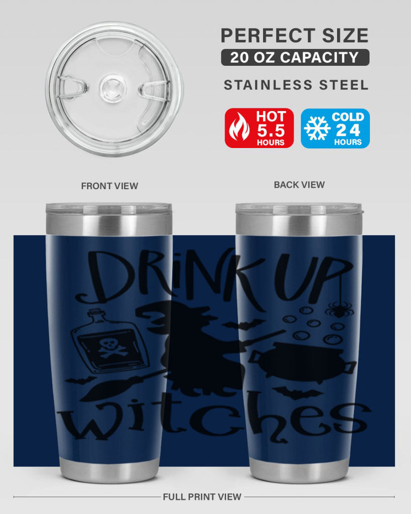 drink up witches 79#- halloween- Tumbler