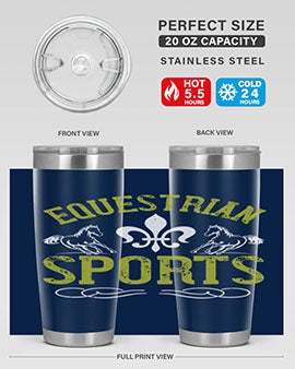 equestrian sports Style 55#- horse- Tumbler