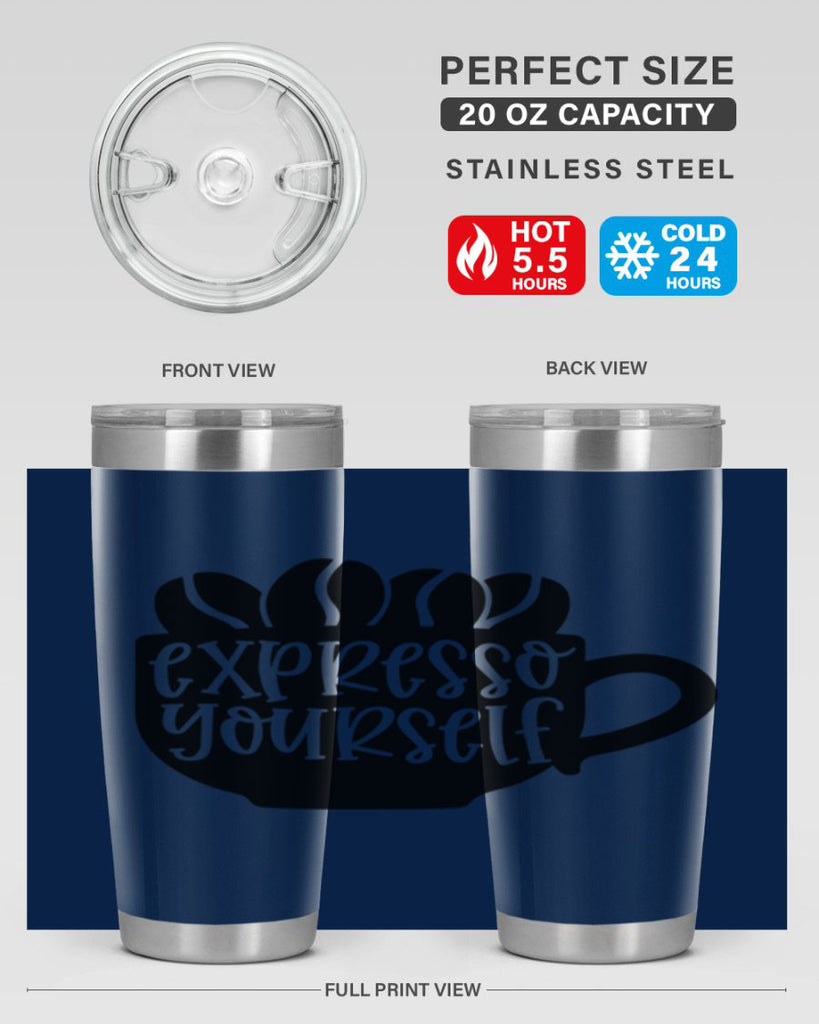 expresso yourself 56#- wine- Tumbler