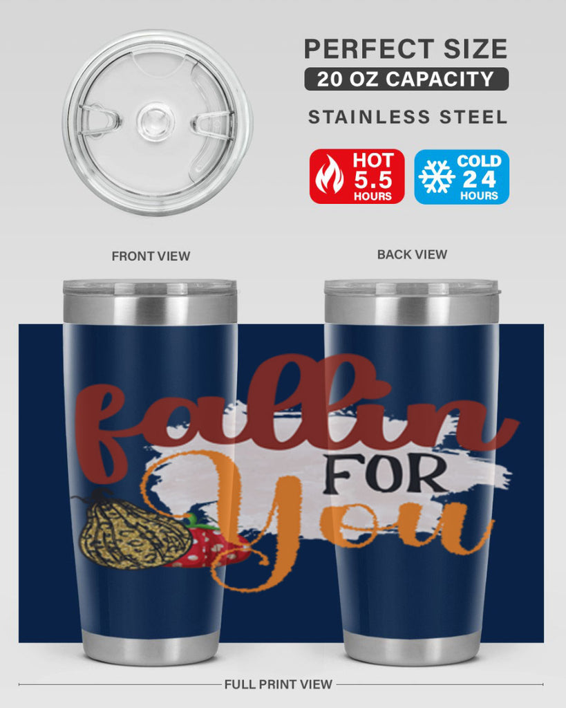 fallin for you 167#- fall- Tumbler