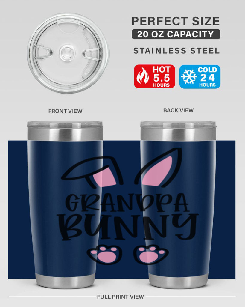 familygrandpa bunny 50#- easter- Tumbler