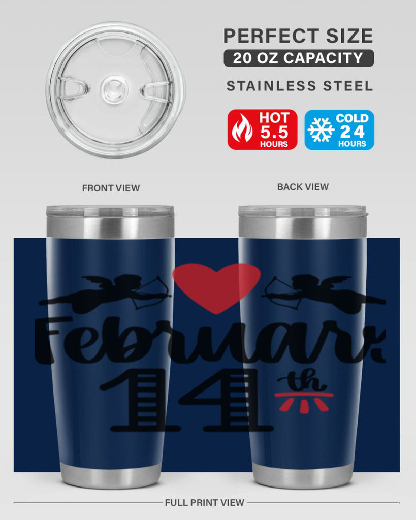 february th 28#- valentines day- Tumbler