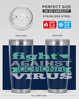 fight against corona virus Style 40#- corona virus- Cotton Tank