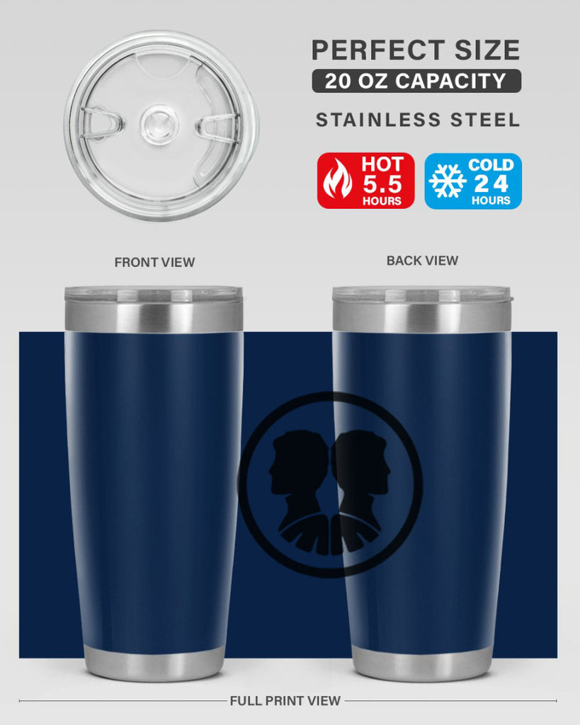 gemini 238#- zodiac- Tumbler