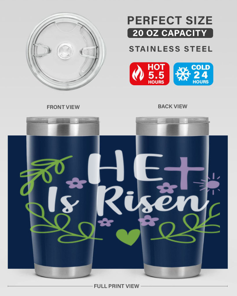 he is risen 79#- easter- Tumbler