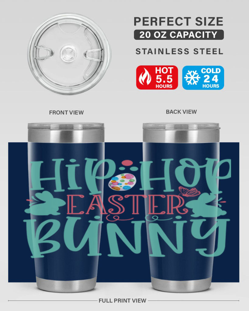 hip hop easter bunny 117#- easter- Tumbler