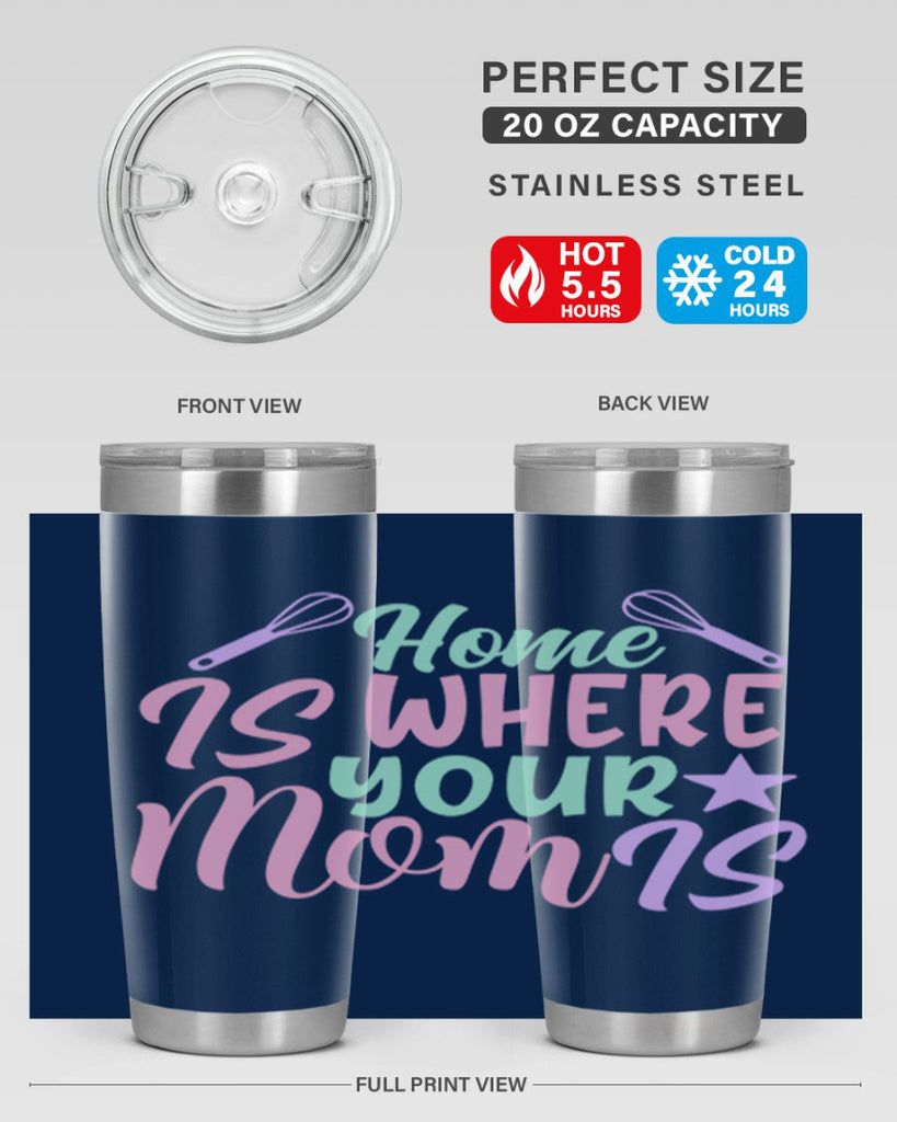 home is where your mom is 37#- home- Tumbler