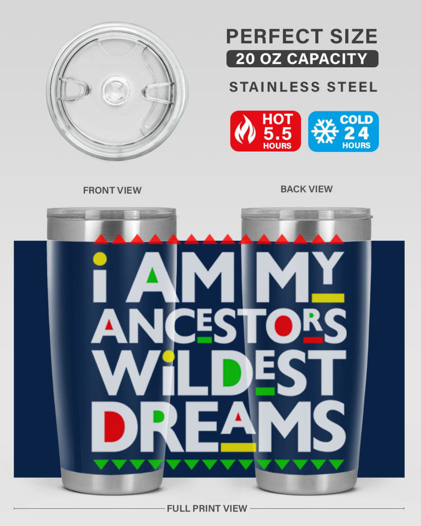 i am my  ancestors wildest dreams 115#- black words phrases- Cotton Tank