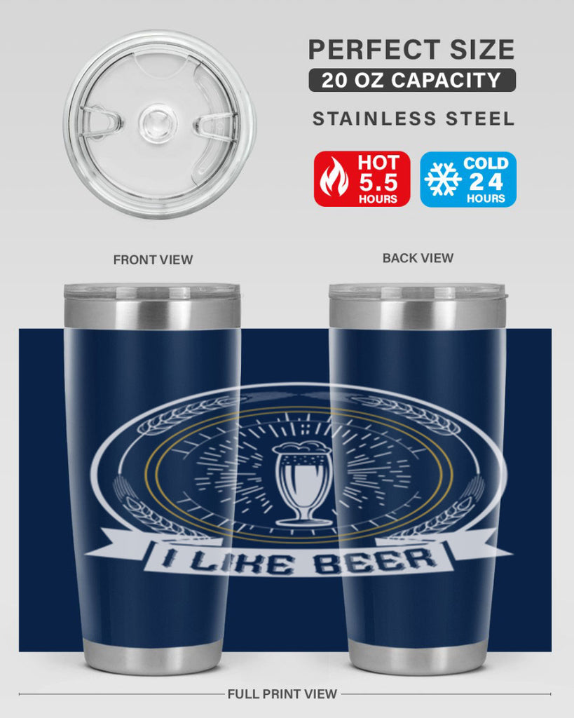 i like beer 77#- beer- Tumbler