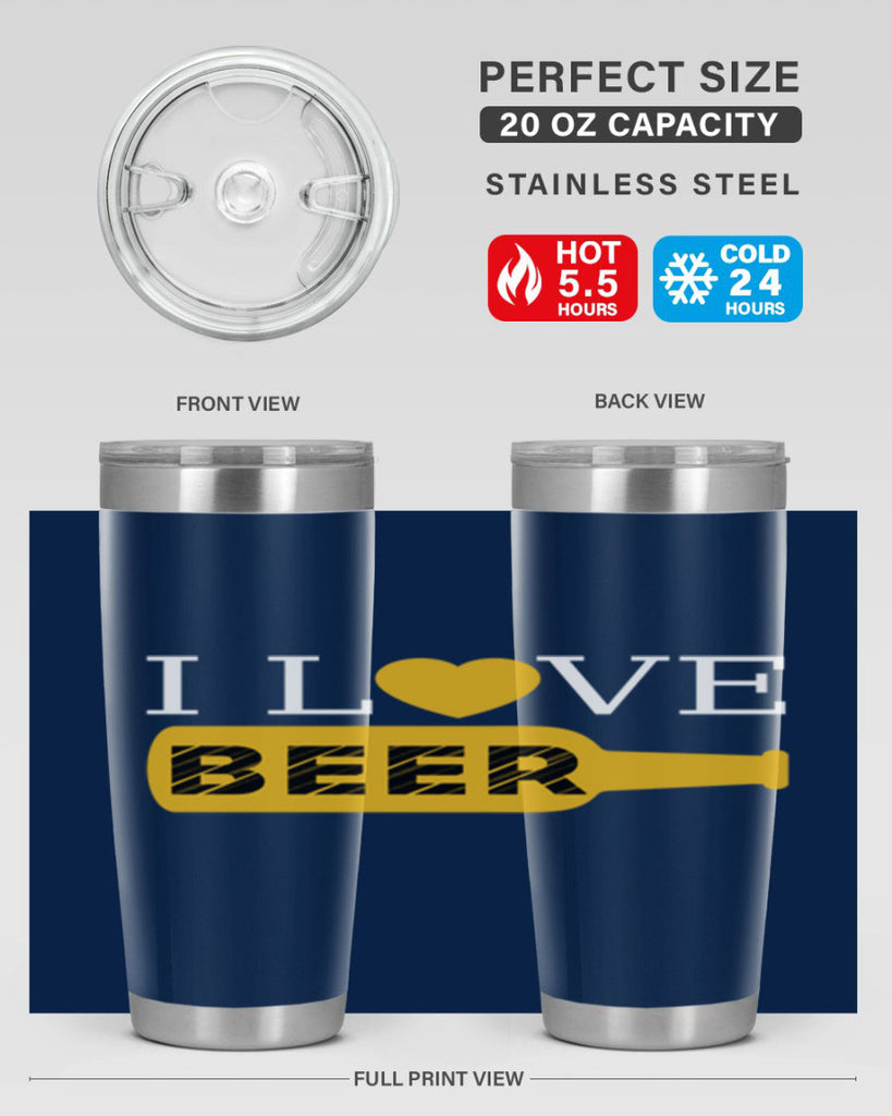 i love beer 75#- beer- Tumbler