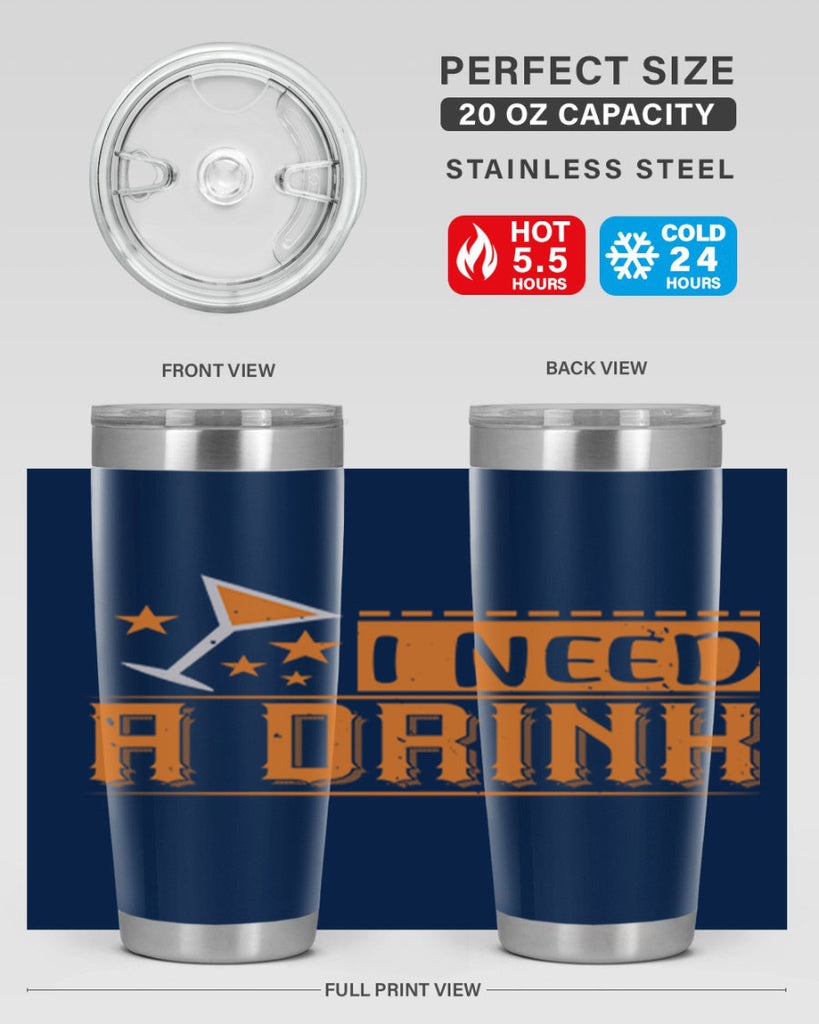 i need a drink 66#- mardi gras- Tumbler