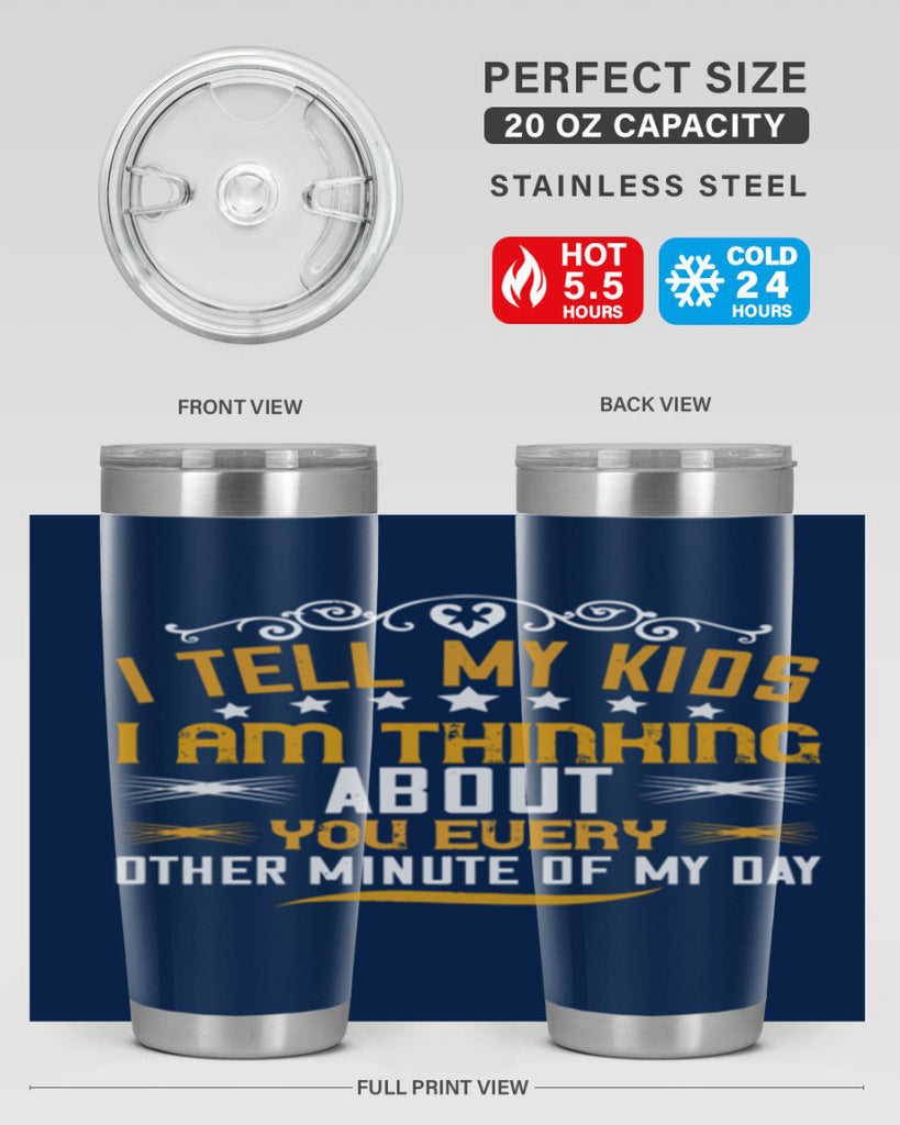 i tell my kids 151#- mom- Tumbler