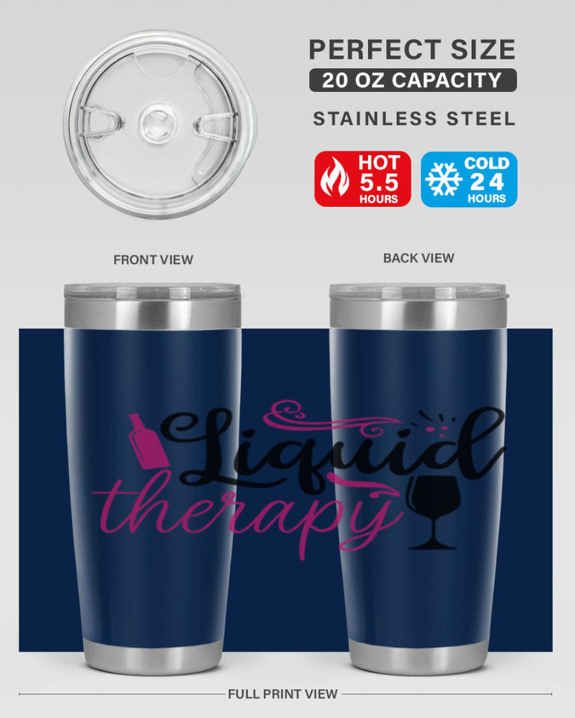 liquid therapy 185#- wine- Tumbler