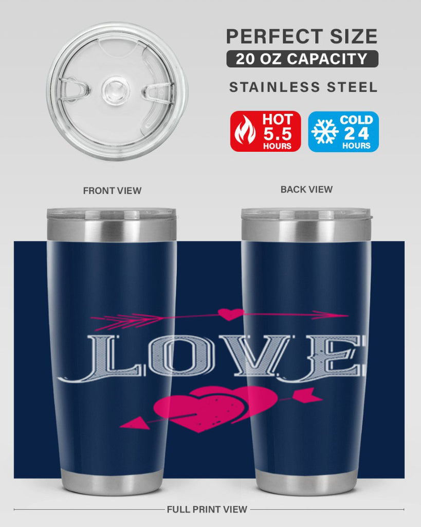 love 41#- valentines day- Tumbler