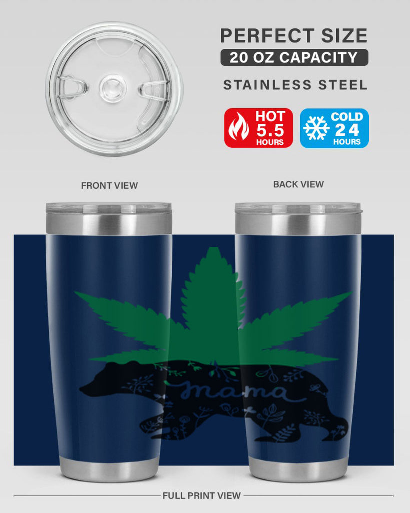 mama bear weed 196#- marijuana- Tumbler