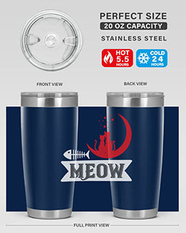 meow Style 70#- cat- Tumbler