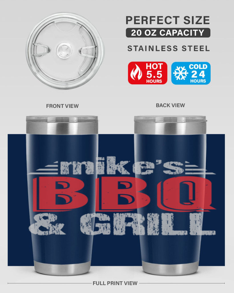 mikes bbq and grill 23#- bbq- Tumbler