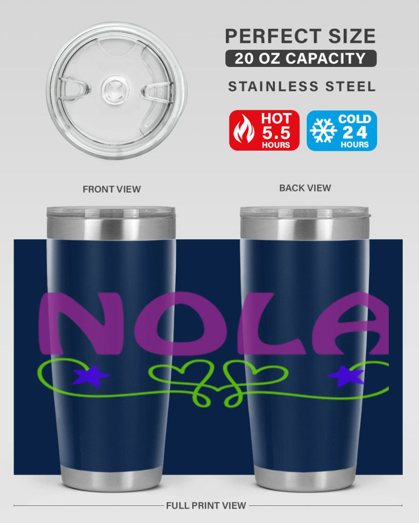 nola 5#- mardi gras- Tumbler