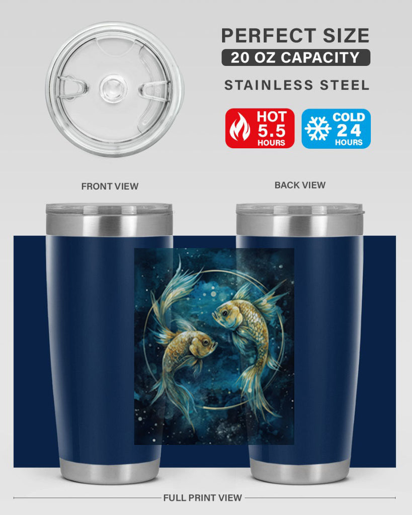 pisces 53#- zodiac- Tumbler