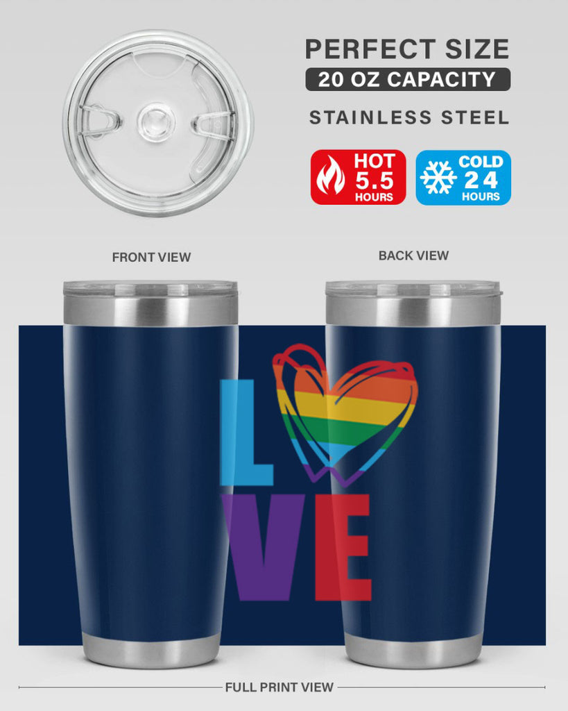 pride love heart 64#- lgbt- Tumbler