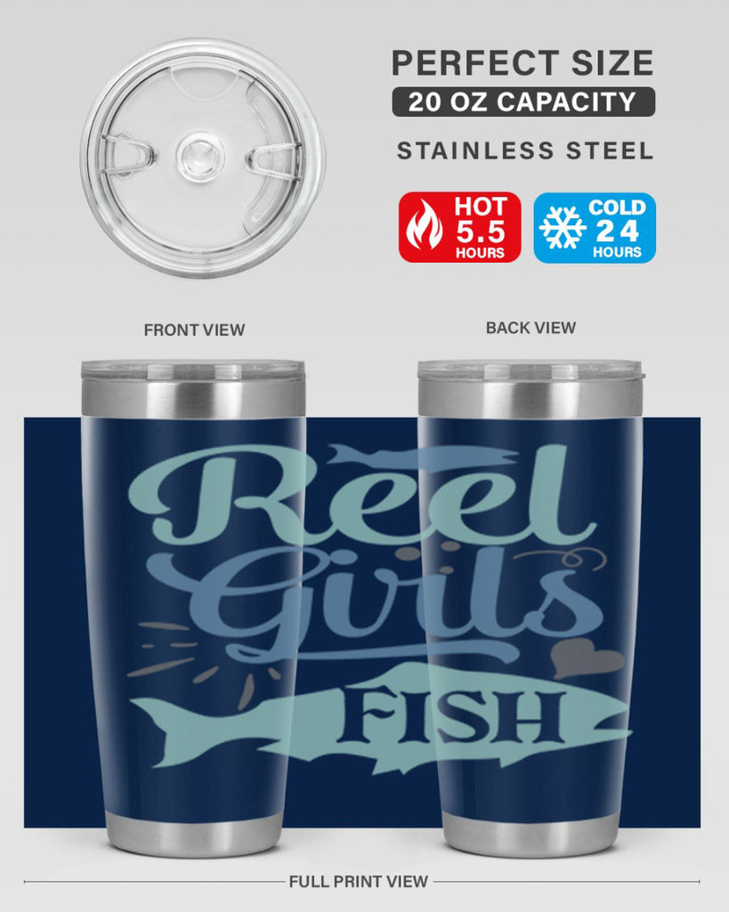 reel girls fish 198#- fishing- Tumbler