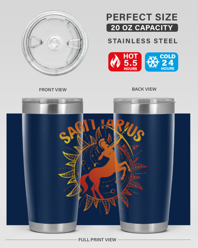sagittarius 415#- zodiac- Tumbler