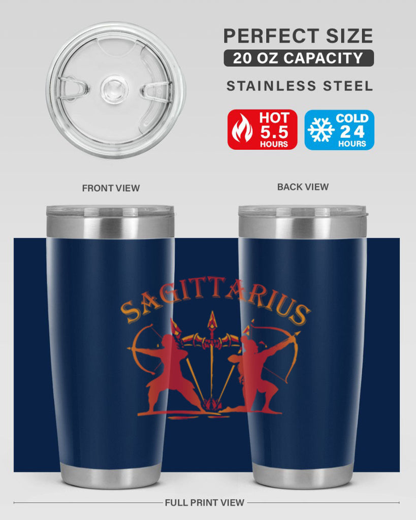 sagittarius 416#- zodiac- Tumbler