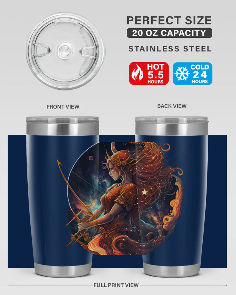 sagittarius 417#- zodiac- Tumbler