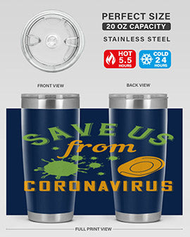 save us from coronavirus Style 24#- corona virus- Cotton Tank