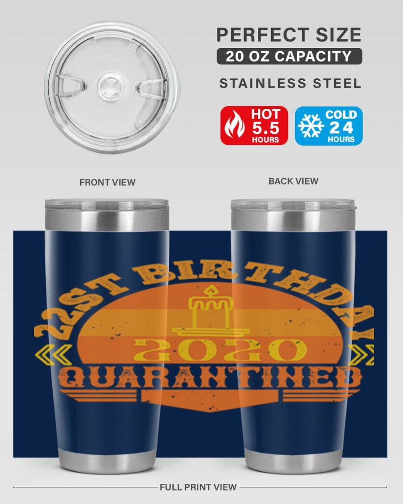 st birthday quarantined 274#- fathers day- Tumbler
