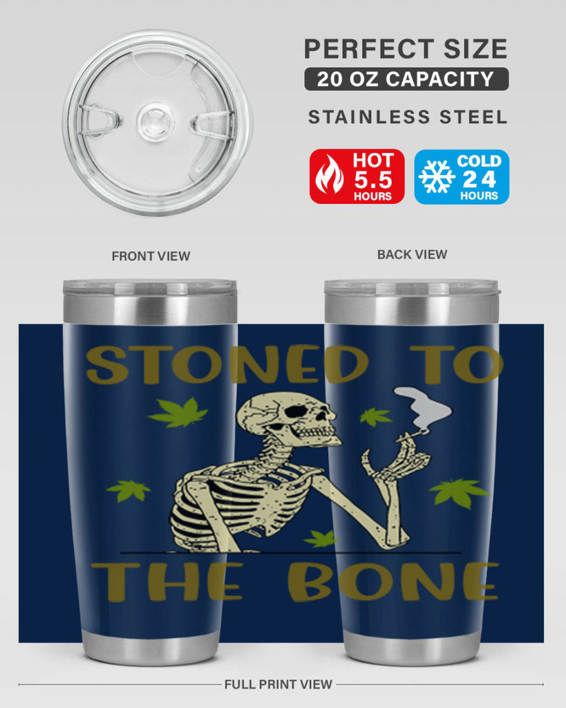 stones to the bone 264#- marijuana- Tumbler