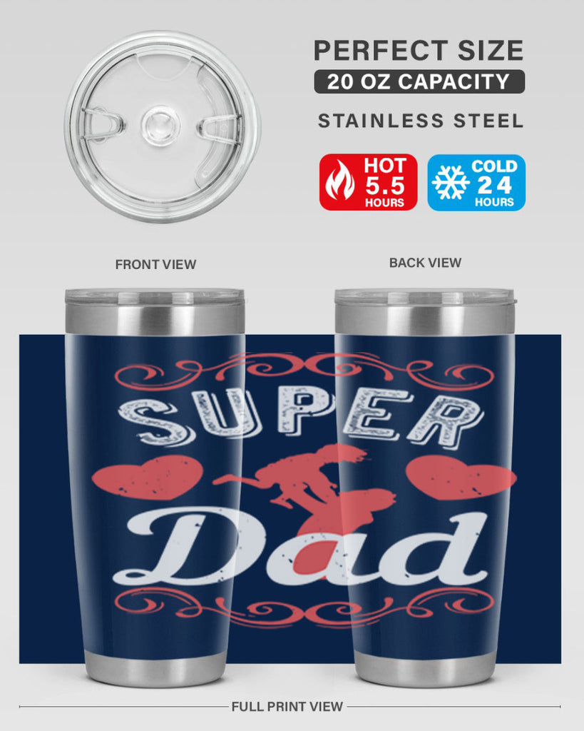 super dad 178#- fathers day- Tumbler