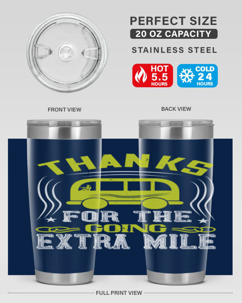 thanks for the going extra mile Style 14#- bus driver- tumbler