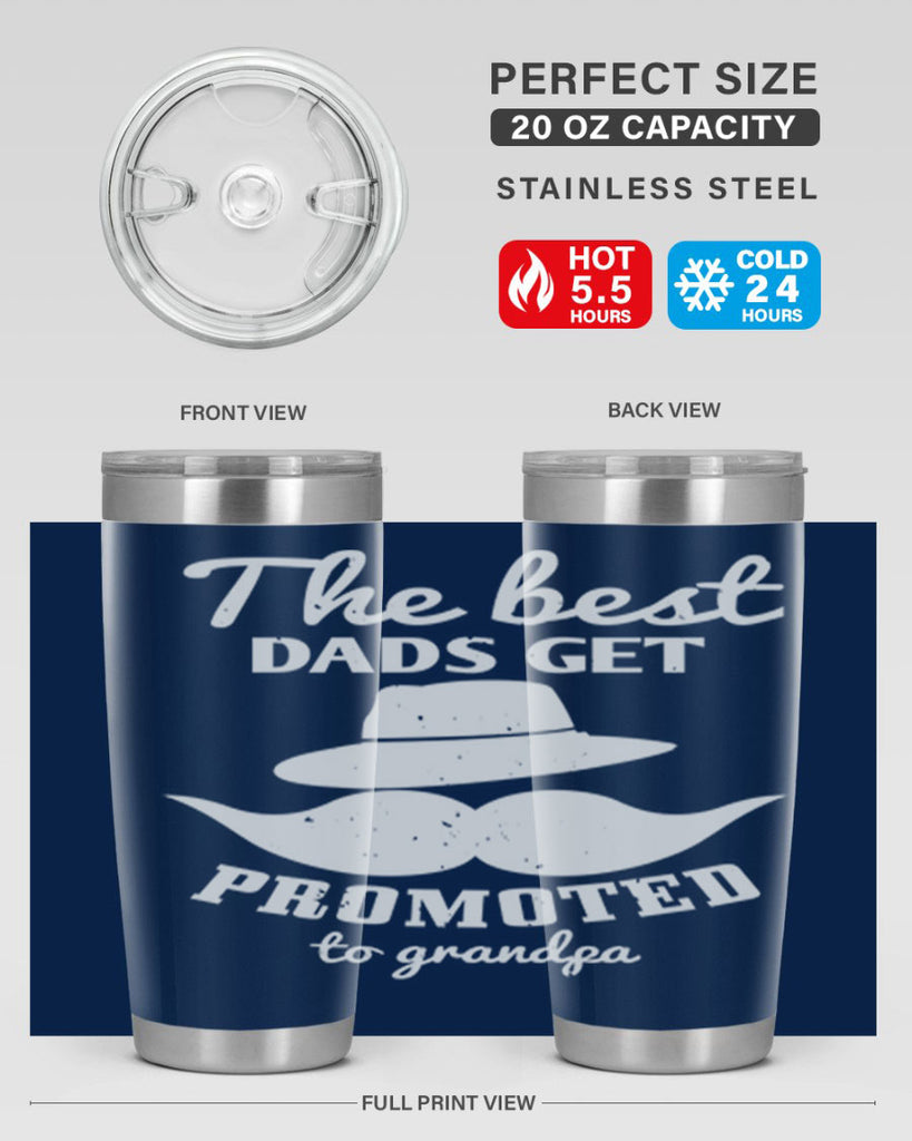 the best dads get promoted 164#- fathers day- Tumbler