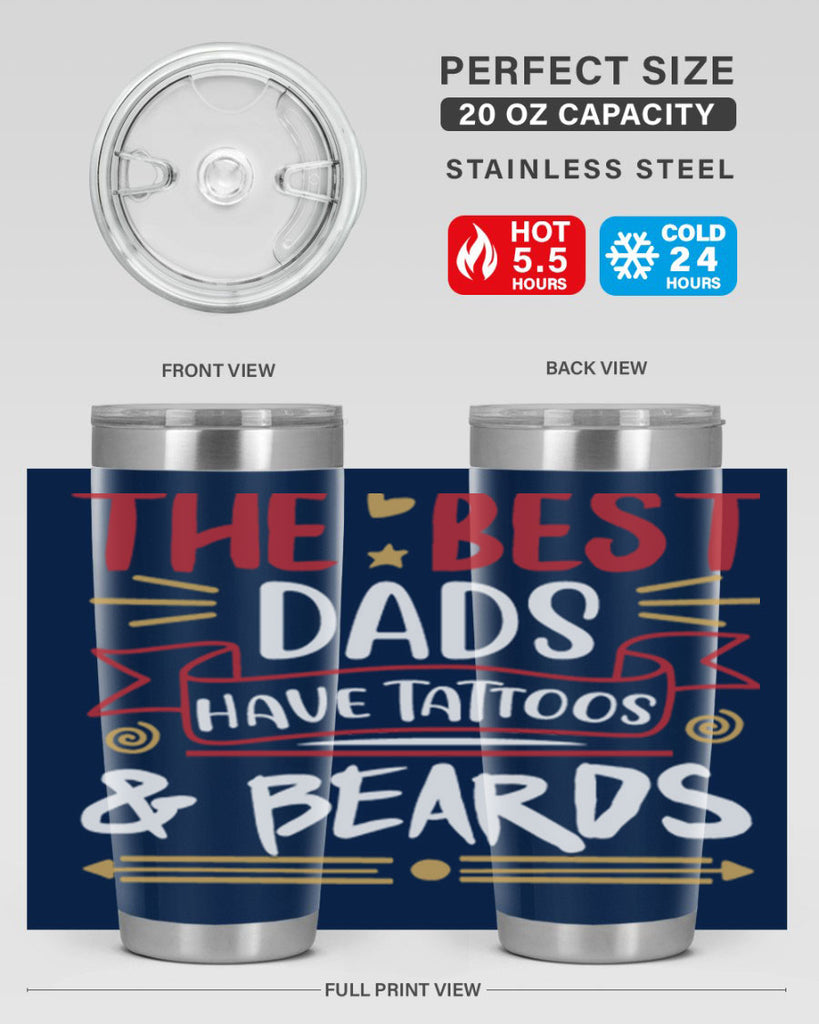 the best dads have tattoos beards 3#- fathers day- Tumbler