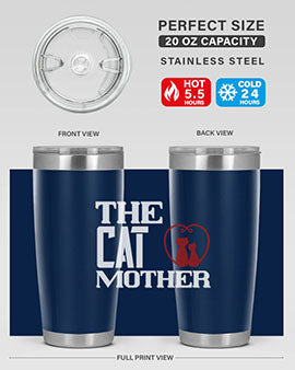 the cat mother Style 117#- cat- Tumbler