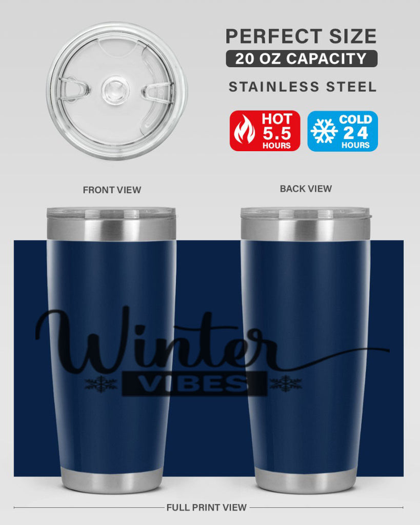 winter vibes 544#- winter- Tumbler