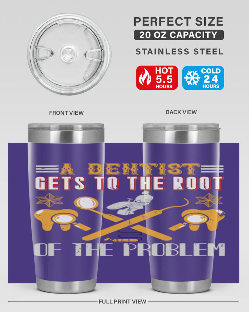 A dentist gets to the root Style 39#- dentist- tumbler