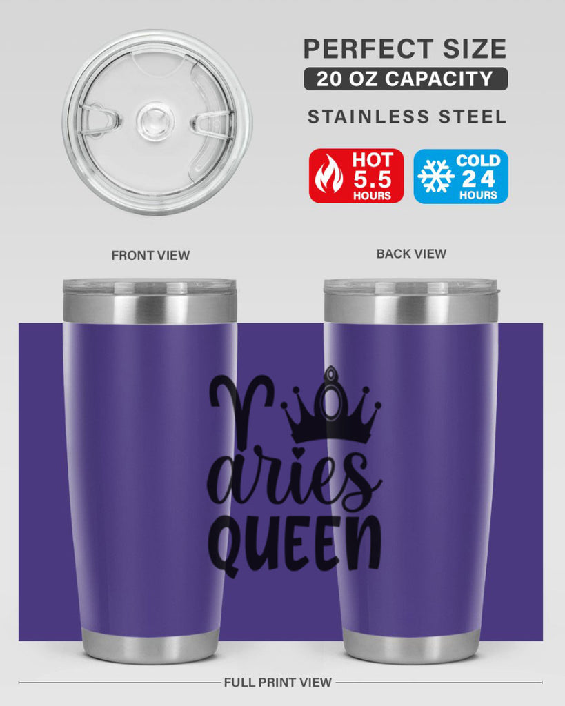 Aries queen 118#- zodiac- Tumbler
