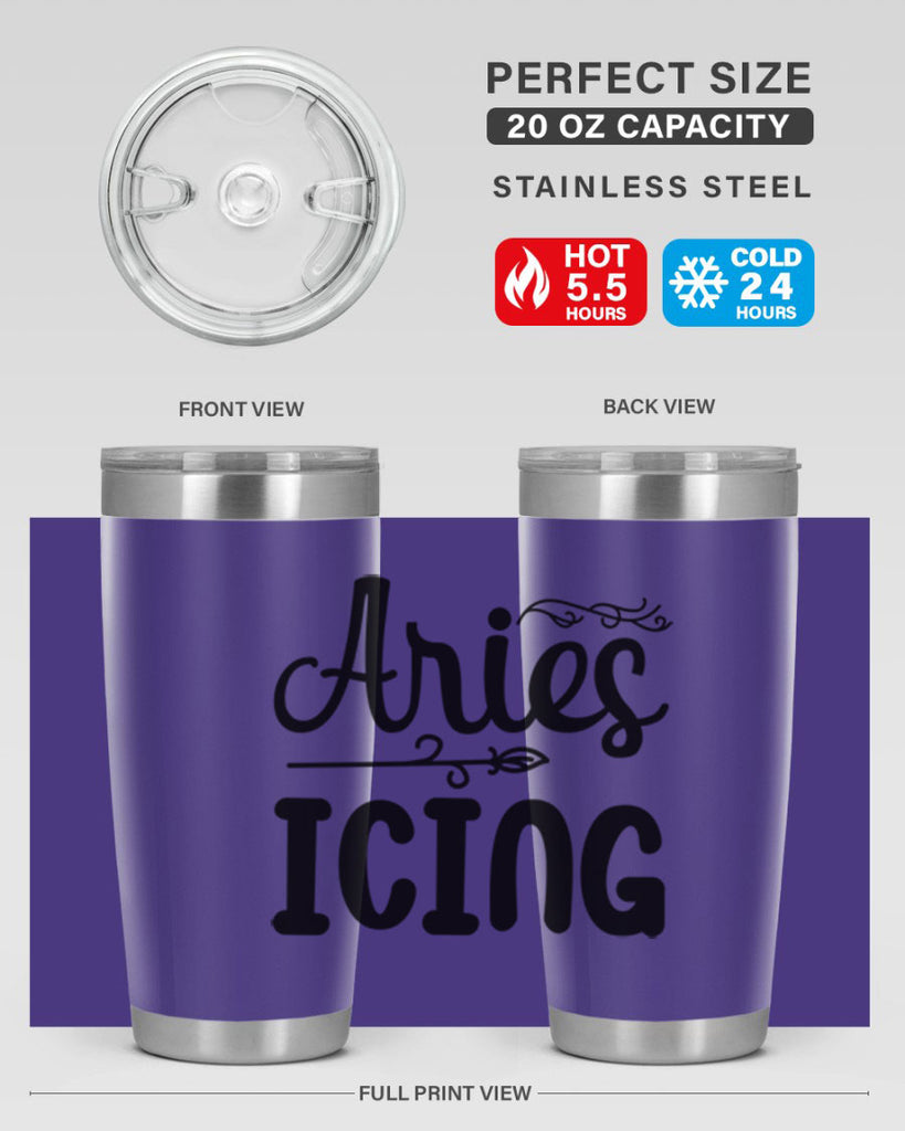 Ariesicing 106#- zodiac- Tumbler