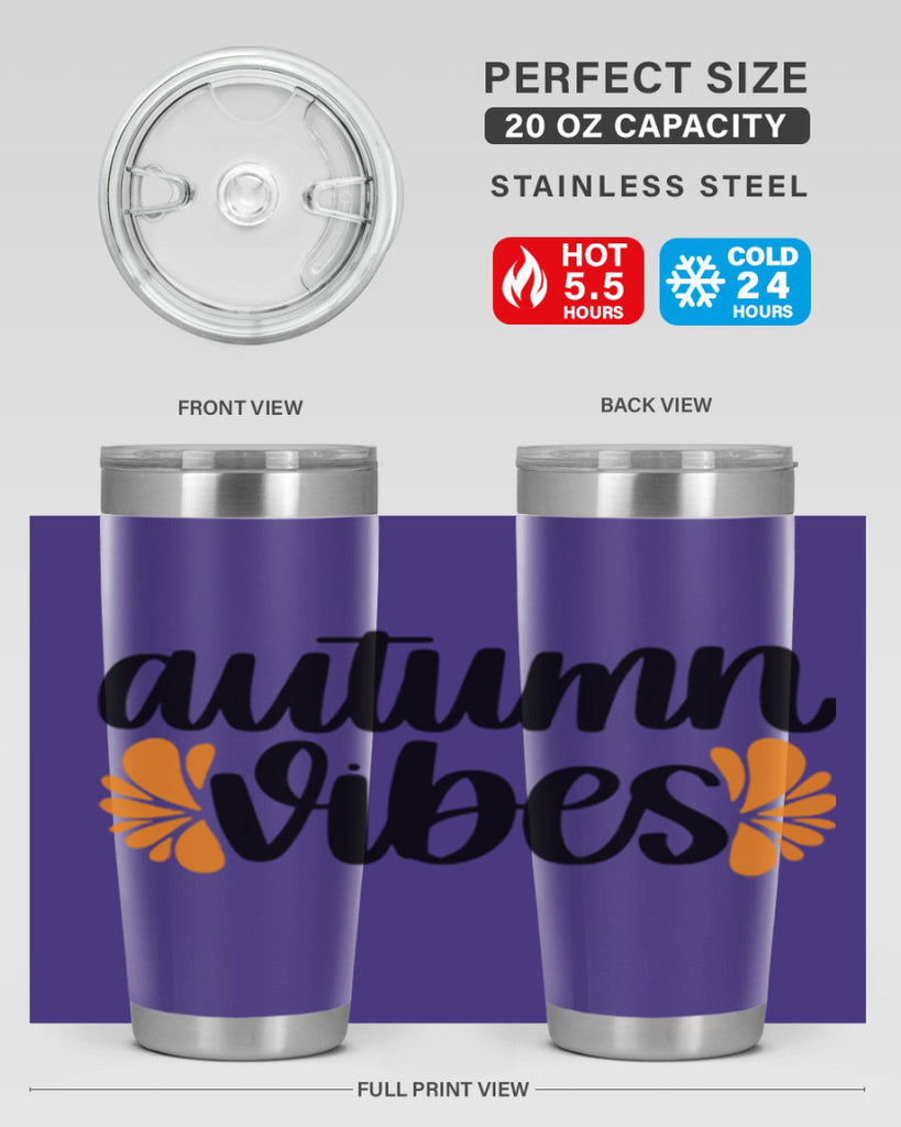 Autumn Vibes 478#- fall- Tumbler
