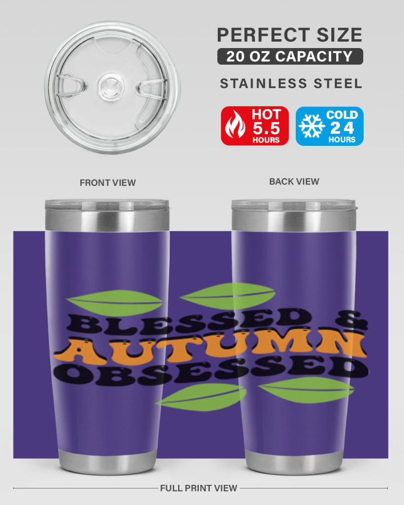 Blessed Autumn Obsessed 48#- fall- Tumbler