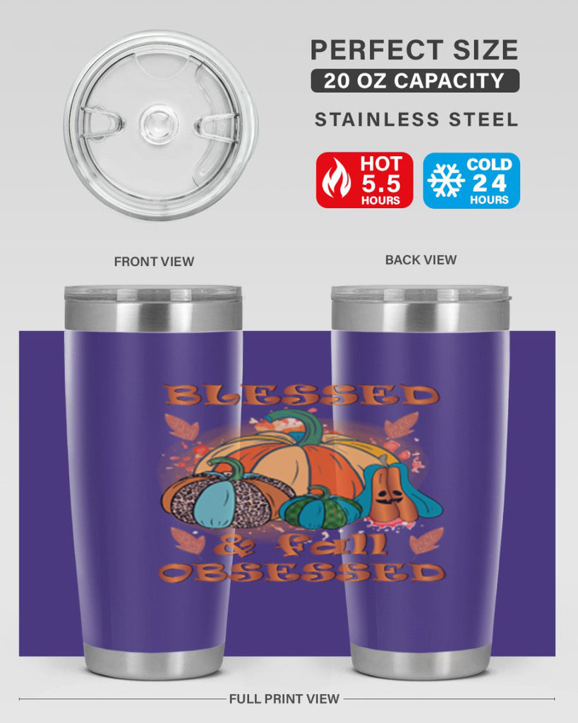 Blessed Fall Obsessed 49#- fall- Tumbler