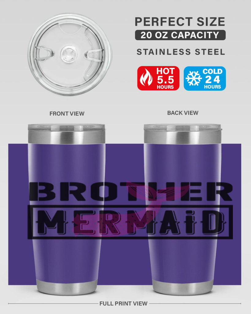 Brother mermaid 86#- mermaid- Tumbler