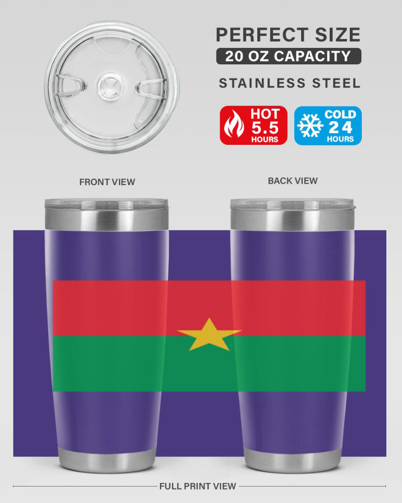 Burkina Faso 171#- world flags- Tumbler