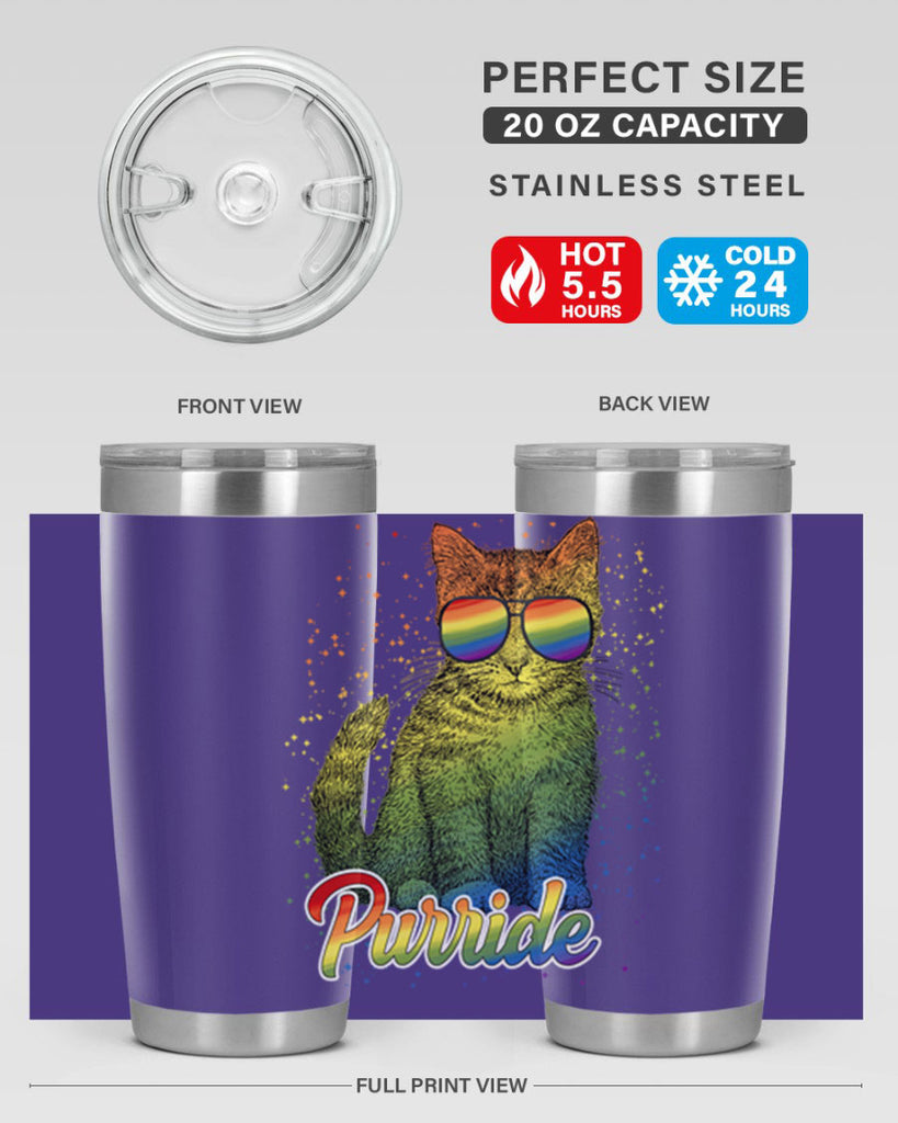 Cat Purride Lgbt Flag  Png 57#- lgbt- Tumbler