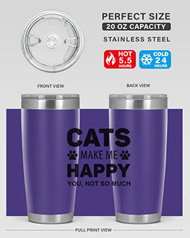 Cats Make Me Style 40#- cat- Tumbler