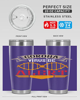 Corona Virus Be Alert Style 6#- corona virus- Cotton Tank