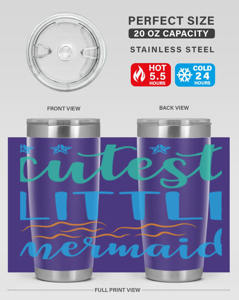 Cutest Little Mermaid Design 97#- mermaid- Tumbler